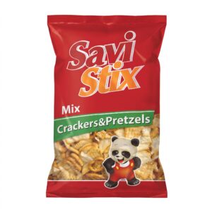 Savi Stix Mix Crackers And Pretzels, 500g Savi Stix Mix Crackers And Pretzels, 500g