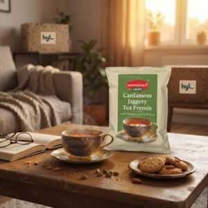 Manashanti Chaibar Cardamom Jaggery Tea Premix, 160g