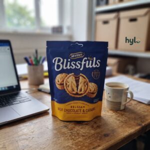 McVitie's Blissfuls Belgian Milk Chocolate and Caramel Biscuits, 172g
