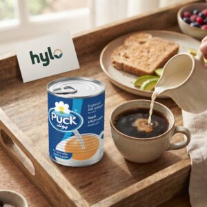 Puck Evaporated Milk Analogue Reduced Fat, 410g