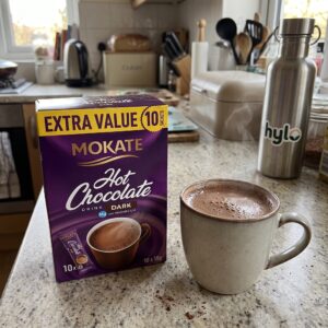 Mokate Dark Hot Chocolate Drink with Magnesium, 10x18g