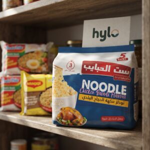 Set Al Habayeb Noodle Chicken Baladi Flavour, 5x70g