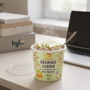 Stashevskoe Gluten Free Apple and Honey Oat Flakes, 45g