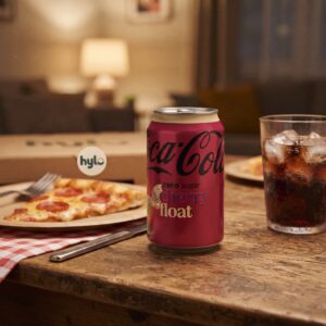 Coca-Cola Zero Sugar Cherry Float Soft Drink, 330ml