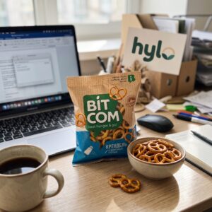 Bitcom Pretzel with Sea Salt, 130g