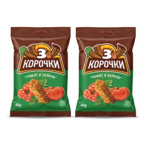 3 Korochki Tomato and Herb Rye Croutons, 2x40g 3 Korochki Tomato and Herb Rye Croutons, 2x40g