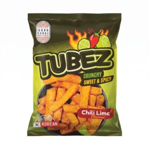 Good Seoul Tubez Crunchy Sweet and Spicy Chili Lime, 85g Good Seoul Tubez Crunchy Sweet and Spicy Chili Lime, 85g