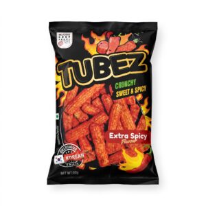 Good Seoul Tubez Crunchy Sweet and Spicy Extra Spicy, 85g Good Seoul Tubez Crunchy Sweet and Spicy Extra Spicy, 85g