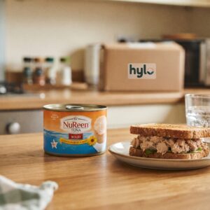NuReen Solid Tuna in Sunflower Oil and Brine, 170g