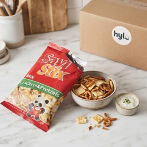Savi Stix Mix Crackers And Pretzels, 500g