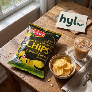 Sowshi Gourmet Chips Cream And Onion Flavor 50g