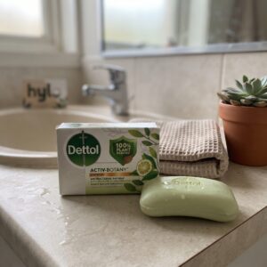Dettol Activ-Botany Green Tea and Bergamot Antibacterial Bar Soap, 6x110g