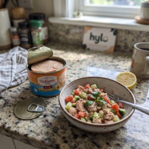 NuReen Solid Tuna in Sunflower Oil and Brine, 170g